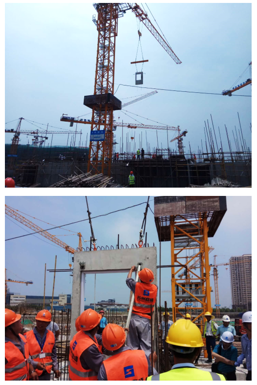 喜報(bào):虎丘C地塊預(yù)制構(gòu)件正式開始安裝