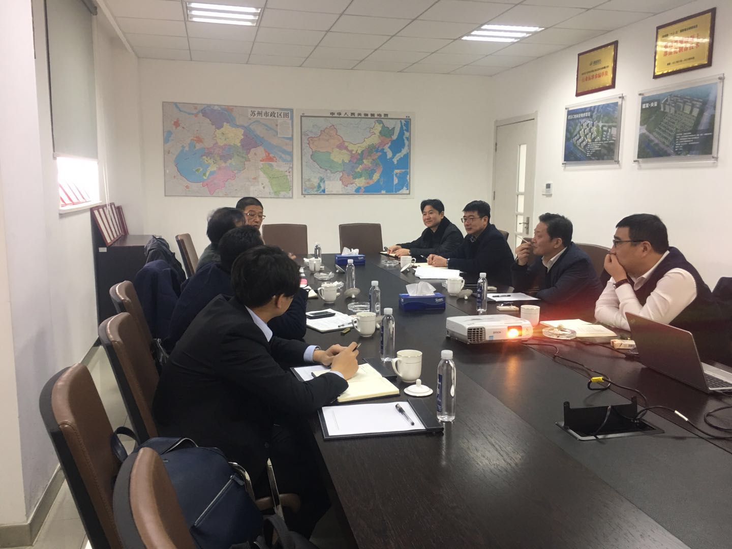 省建筑協(xié)會成際貴會長調(diào)研嘉盛遠(yuǎn)大